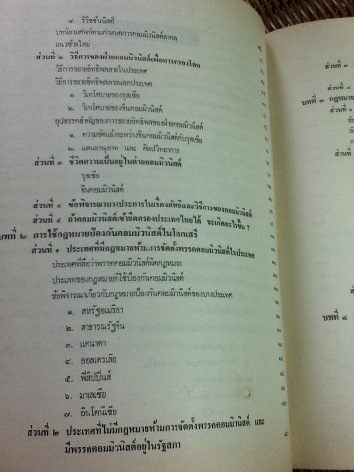 การใช้กฎหมายป้องกันคอมมิวนิสต์/ นายธานินทร์ กรัยวิเชียร