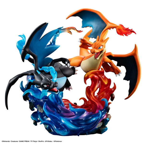 G.E.M. EX Series Pokemon Mega Charizard X & Mega Charizard Y Complete Figure(Pre-order)