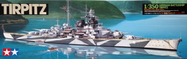 โมเดลเรือรบทามิย่า ขนาด 1/350 Tamiya TA78015 Tirpitz German Battleship