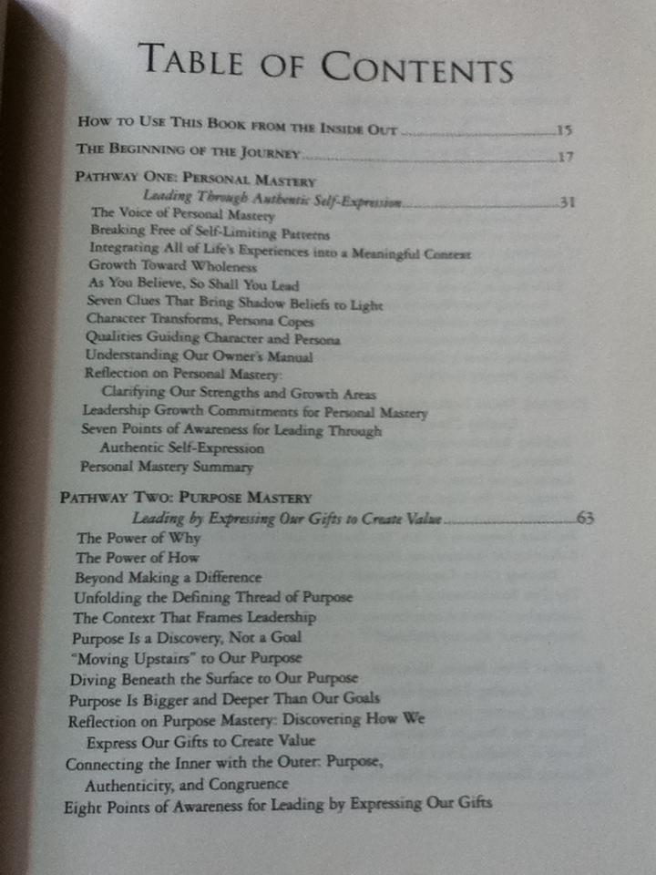 LEADERSHIP FROM THE INSIDE OUT/ Kevin Cashman