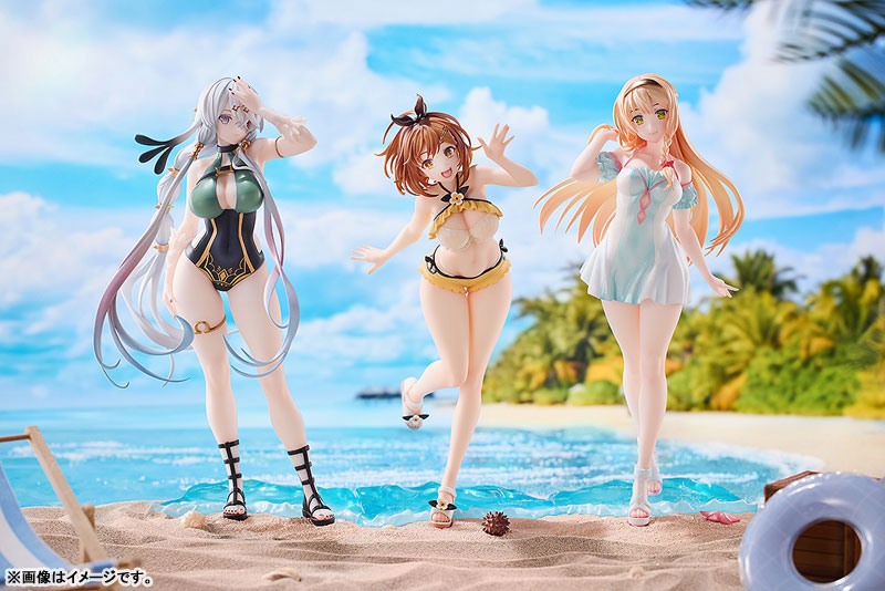 Atelier Ryza: Ever Darkness & the Secret Hideout Ryza, Klaudia & Lila Swimsuit Ver. Set 1/7 Figure(Pre-order)(Single Shipment)