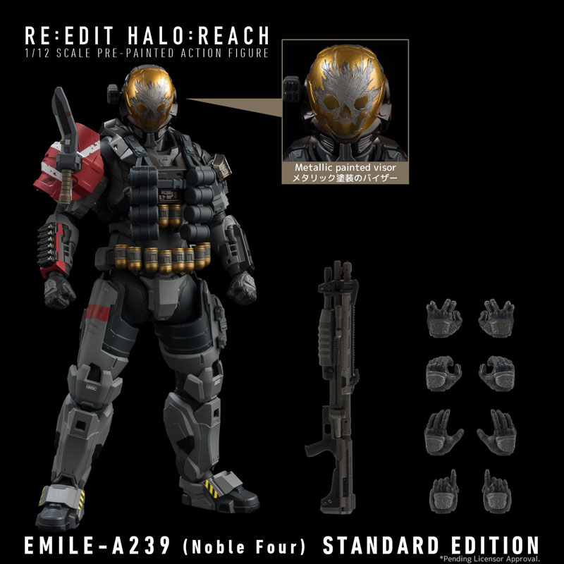 RE:EDIT Halo: REACH 1/12 SCALE EMILE-A239 (Noble Four)(Pre-order)