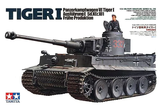 โมเดลรถถังทามิย่า ขนาด 1/35 Tamiya TA35216 Ger. Tiger I Early Production