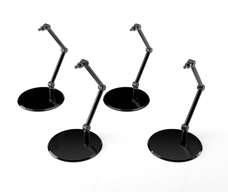 The Simple Stand mini x 4 BLACK (for Small Figures & Chibi Figures)(Pre-order)