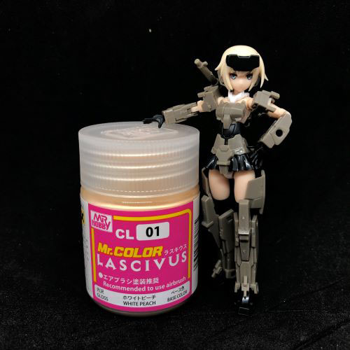 MR.COLOR CL-01 LASCIVUS WHITE PEACH 18ml. สีเนื้อสำหรับฟิกกอร์