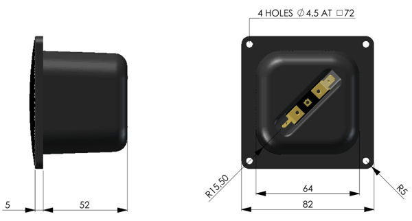 Accuton C25-6-012 1" Ceramic Dome Tweeter