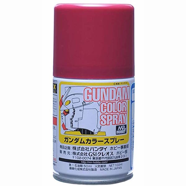 สีสเปรย์กันดั้ม Mr.Hobby Gundam Color Spray SG11 MS Char's Red (Semi-Gloss)