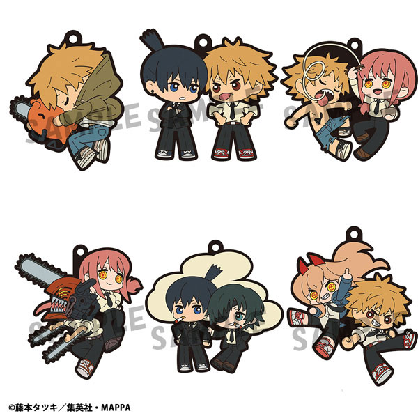 Rubber Mascot Buddy Colle Chainsaw Man 6Pack BOX(Pre-order)