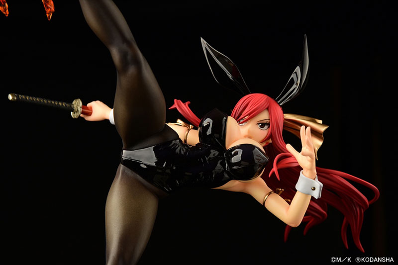 FAIRY TAIL Erza Scarlet High Kick ver. Black Bunny 1/6 Complete Figure(Pre-order)(Single Shipment)