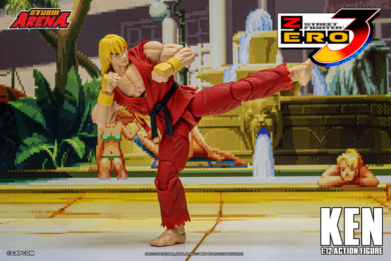 Street Fighter Alpha 3 1/12 Scale Action Figure Ken(Provisional Pre-order)