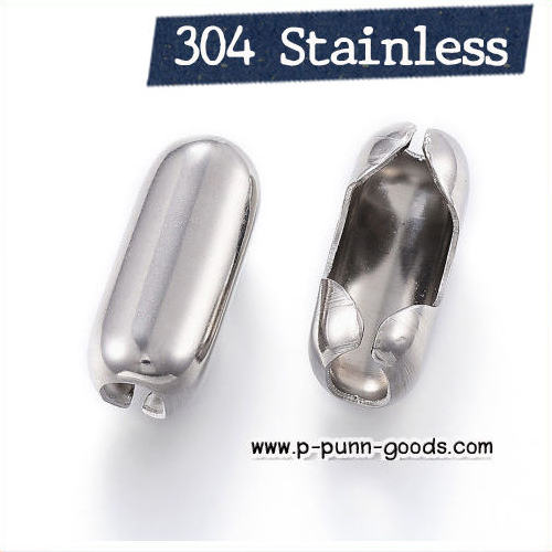 ตัวล็อคโซ่ไข่ปลา 4-5 มม.(Stainless Steel) สแตนเลส