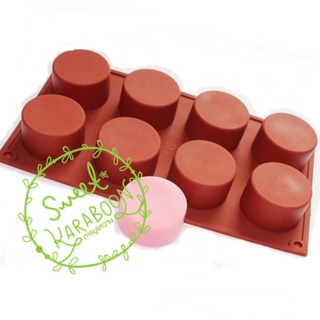 พิมพ์สบู่่ซิลิโคน R40 ,5.5 x 3.5cm 6 หลุม, 95-100 กรัม สำเนา