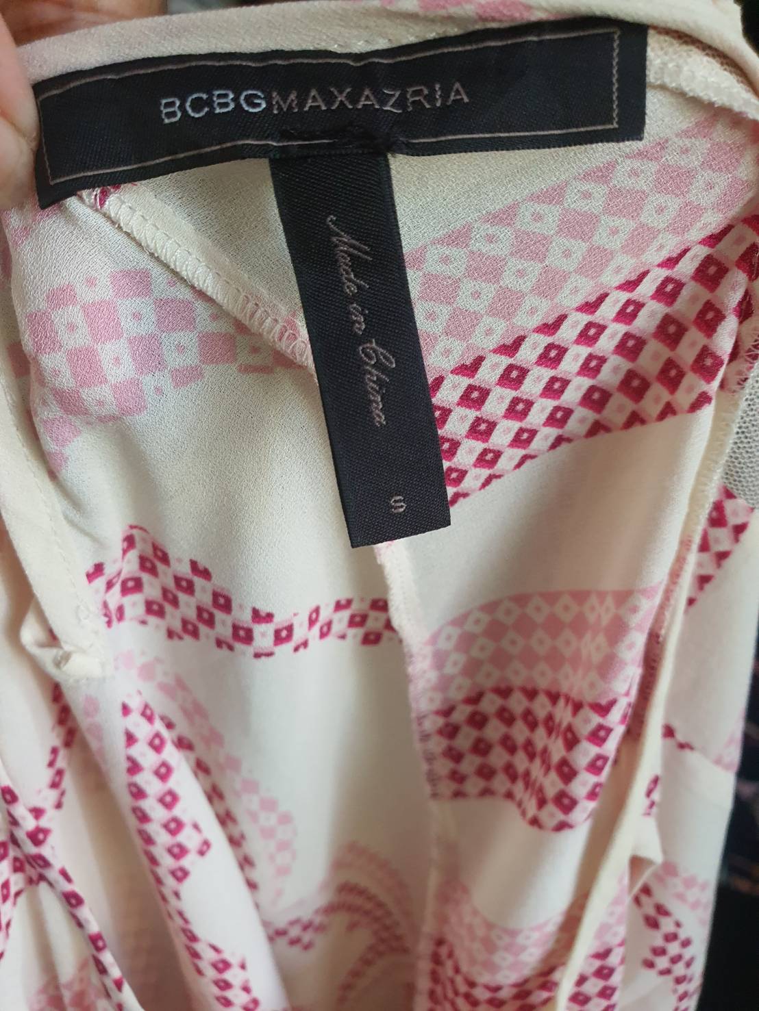 FF06215 เสื้อแฟชั่น ชีฟอง มือสอง แบรนด์ BCBG อก 42 นิ้ว
