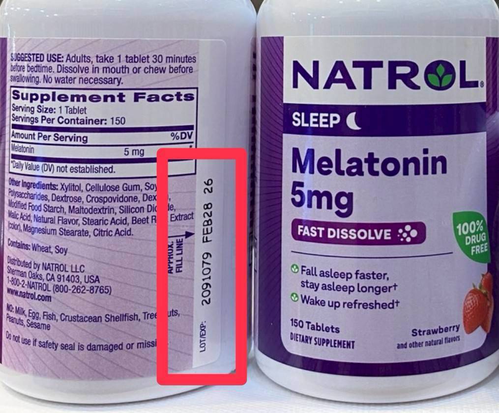 Natrol Melatonin Time Release Fast Dissolve 5 mg 150 Tab #Strawberry