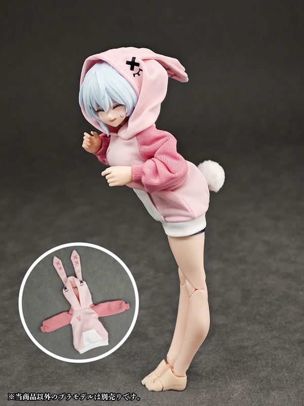Party Animal Girl Loungewear Rabbit Hoodie (DOLL ACCESSORY)(Pre-order)