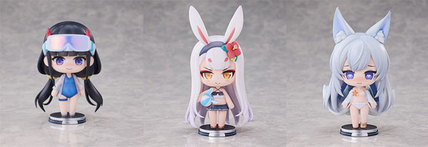 [Bonus] Azur Lane Summer Swimsuit Complete Model Chibi Figure Vol.1 Set of 3 Figures(Pre-order)