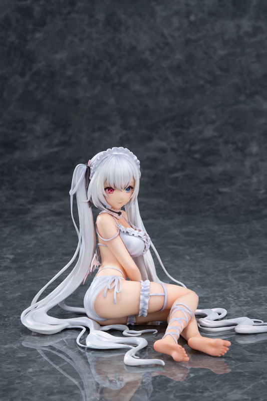 White Haired Luna-chan Illustrated by Kasu Komeshiro 1/6 Complete Figure(Pre-order)