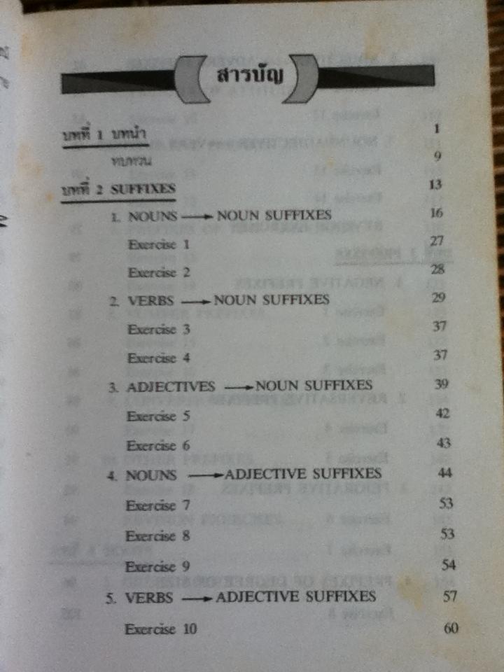 WORD ANALYSIS การวิเคราะห์ศัพท์/ สรวงสุดา สมสกุล