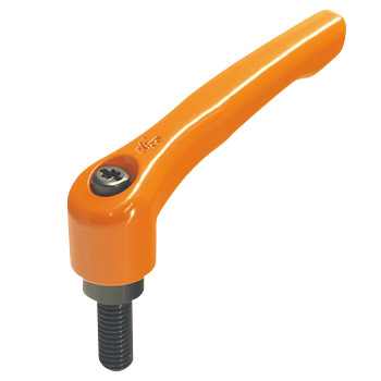 มือจับปรับเกลียวตัวผู้(CLAMP LEVER ) :FKR M5 X 50 -OG ) : IMAO - KIPP