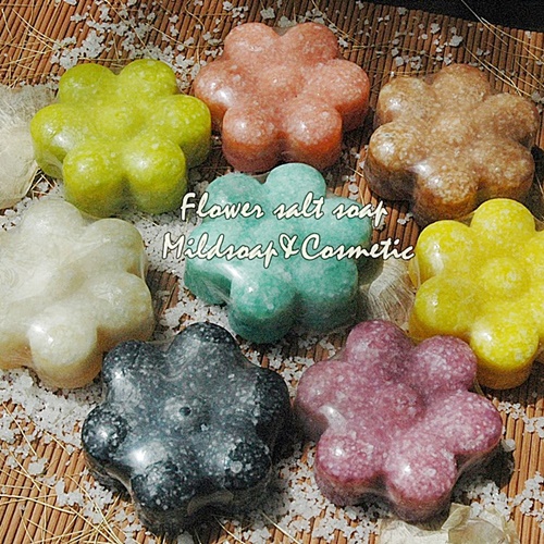 Salt Flower Soap Set ชุดสบู่ใสดอกเกลือ 1300 กรัม
