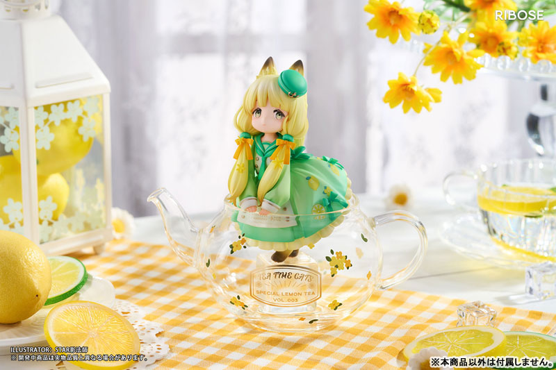 [Bonus] [Exclusive Sale] Original Chibi Figure DLC Series "Tea Time Cats" : "Lemon Cat"(Provisional Pre-order)