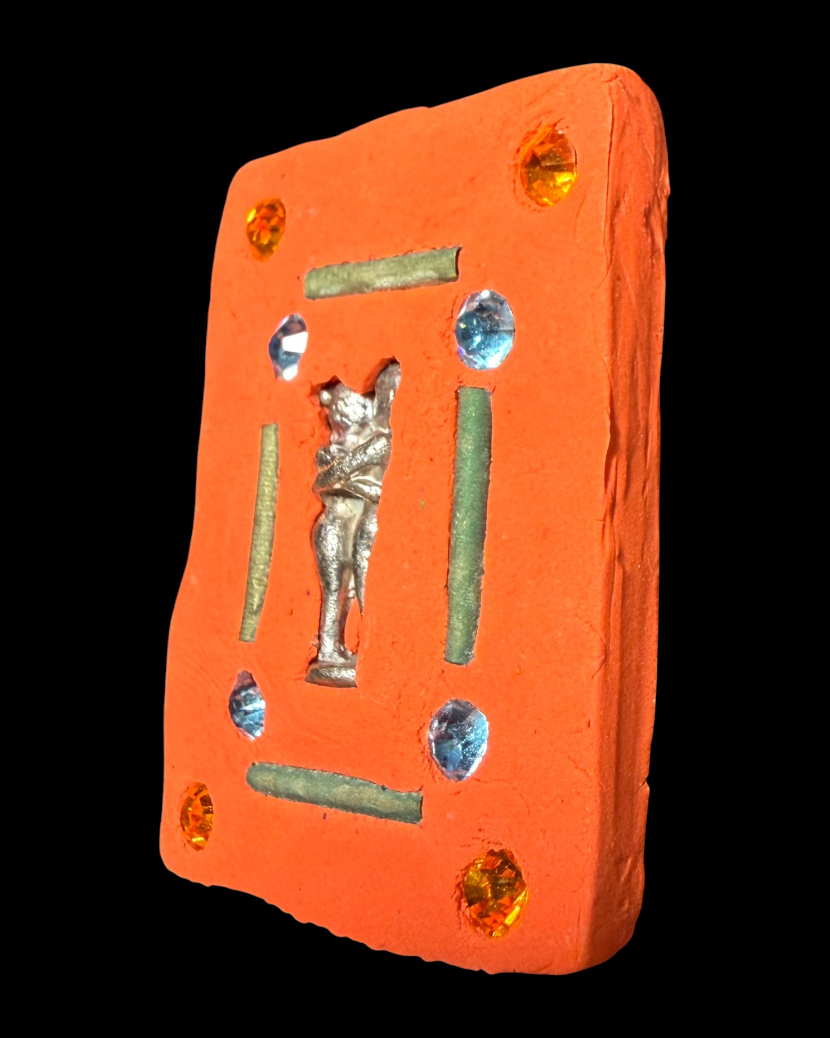 พญาเขาคำเขารักเขาหลง (สีส้ม) Golden Horn Prince. (orange color) SKU-03537