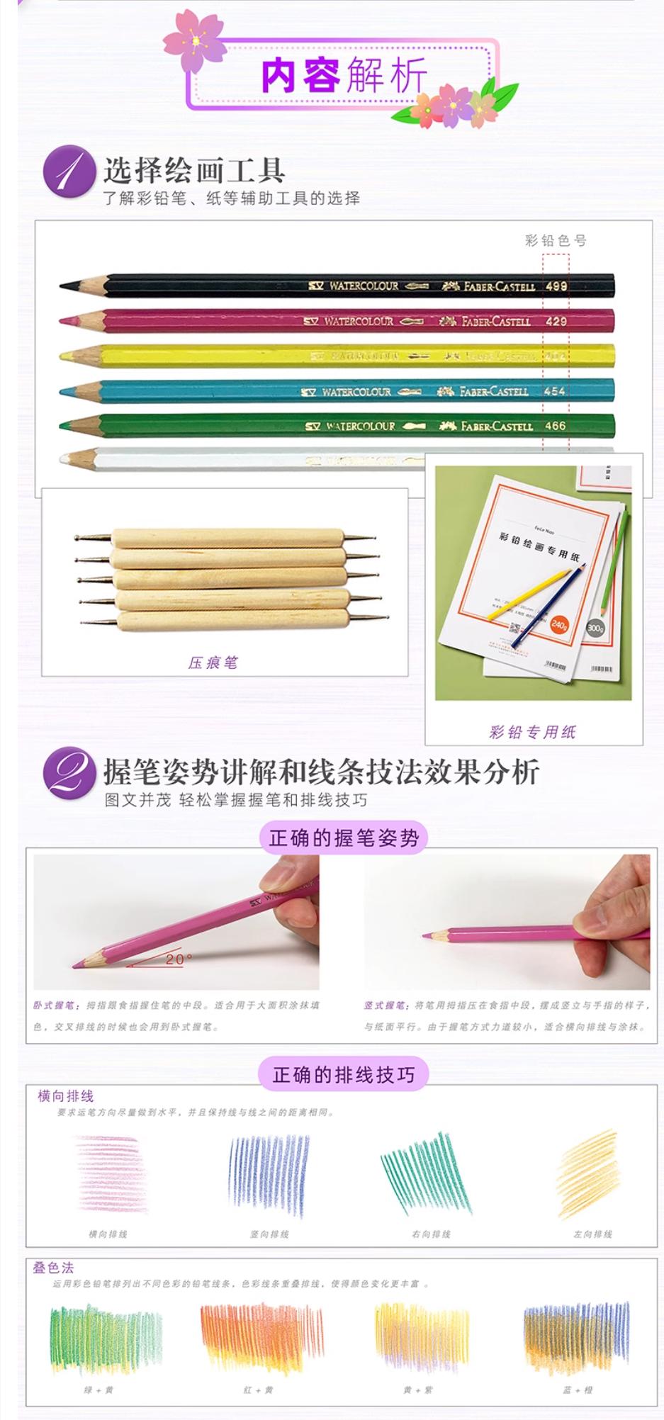 (Pre-order) หนังสือสอนระบายสีไม้ภาพดอกไม้