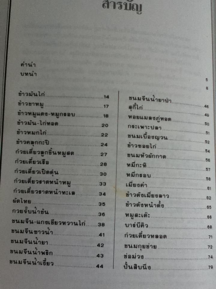 อาหารเป็นอาชีพ(อาหารคาว)