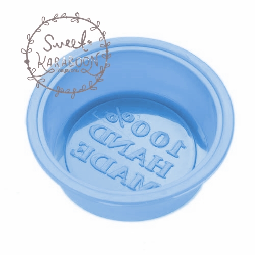 Silicone Soap Mold 100% hand made(Round) พิมพ์ซิลิโคนกลม ทำด้วยมือ 100 % : น้ำหนักเทียน 50 กรัม(g)