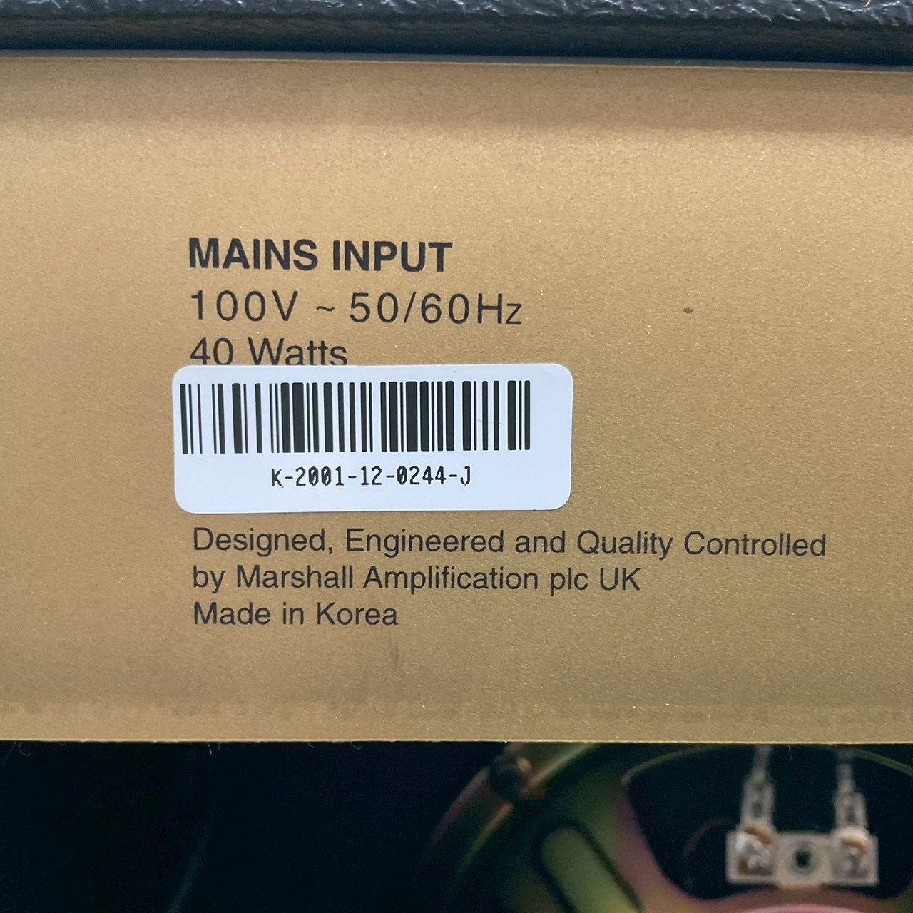 แอมป์กีต้าร์ Marshall : G10 MK.II