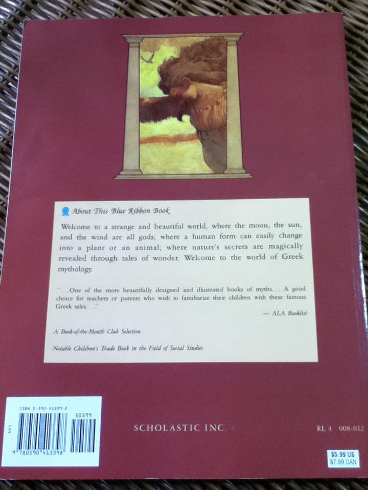 FAVORITE GREEK MYTHS/ Mary Pope osborne