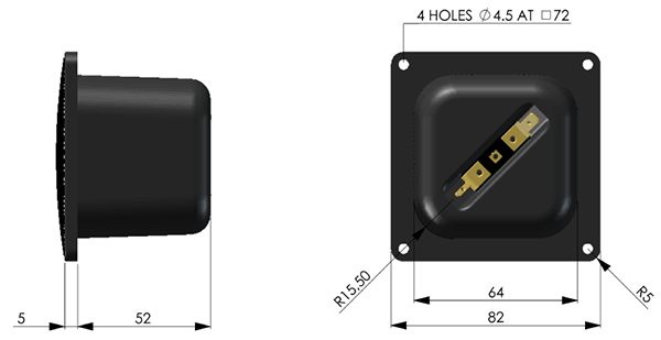 Accuton C30-6-024 1.2" Ceramic Dome Tweeter Neodymium Magnet