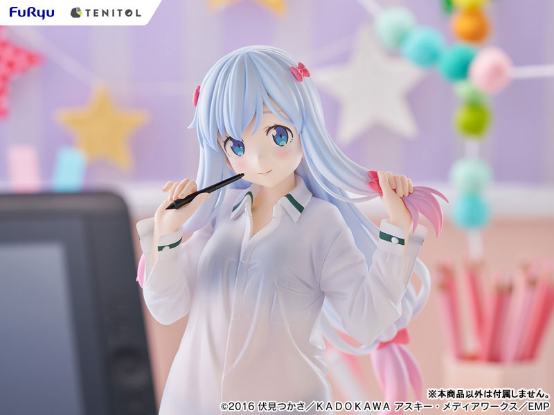TENITOL TALL Eromanga Sensei Sagiri Izumi Shirt ver. Complete Figure(Pre-order)