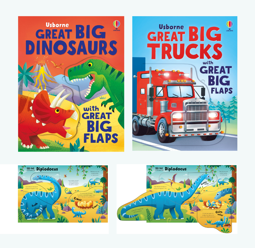 USBORNE GREAT BIG SERIES (with great big flaps)