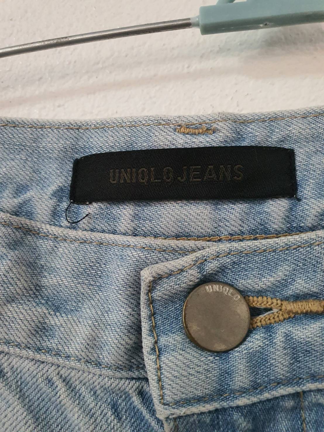 FF06296 กางเกงยีนส์มือสอง ฟอกนิ่ม แบรนด์ uniqlo jeans เอว 28 นิ้ว