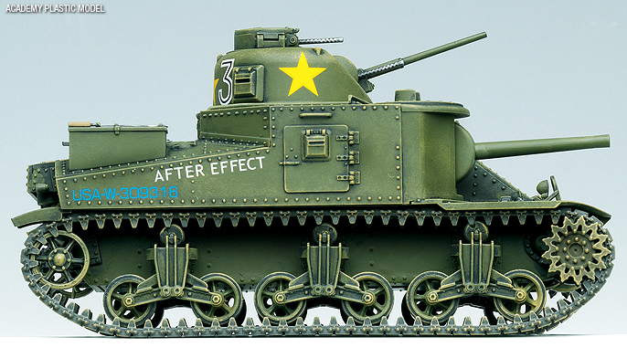 โมเดลรถถัง Academy ขนาด 1/35 AC13206 M3 Lee US Medium Tank
