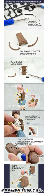 LittleArmory [LD036] Backpack Set A Set 1/12 Plastic Model(Pre-order)