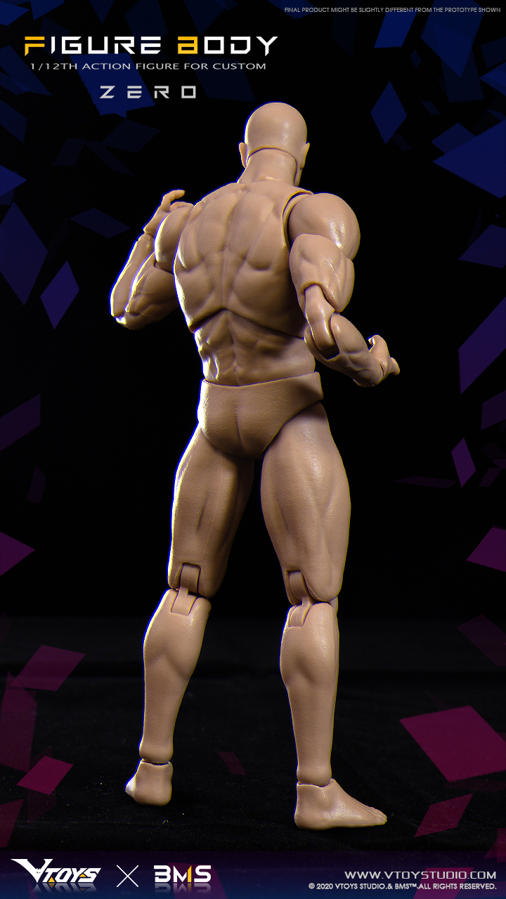 Vtoys x BMS VSD003 1/12 Scale Movable Figure Body Zero(In-stock)
