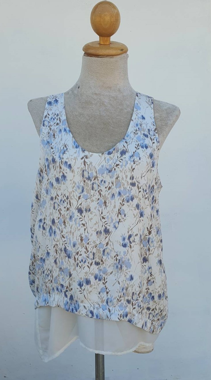 FF05200 เสื้อผ้ามือสอง ชีฟอง แบรนด์ Gap อก 38 นิ้ว
