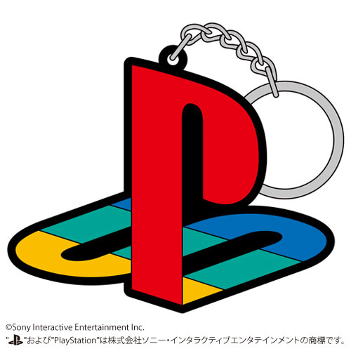 PlayStation Rubber Keychain 1st Gen. "PlayStation Family Mark"(Pre-order)