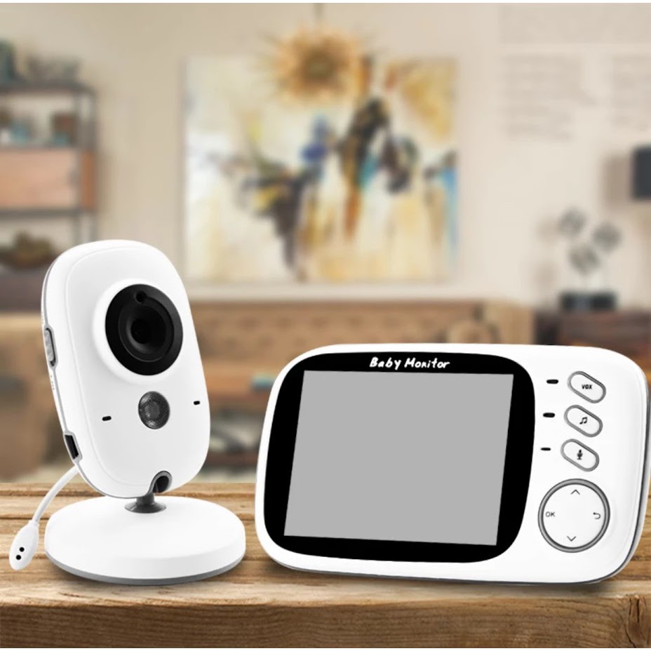 Baby Monitor กล้องวงจรปิดสำหรับดูลูก / เด็กอ่อน พร้อมจอ LCD ขนาด 3.2 นิ้ว
