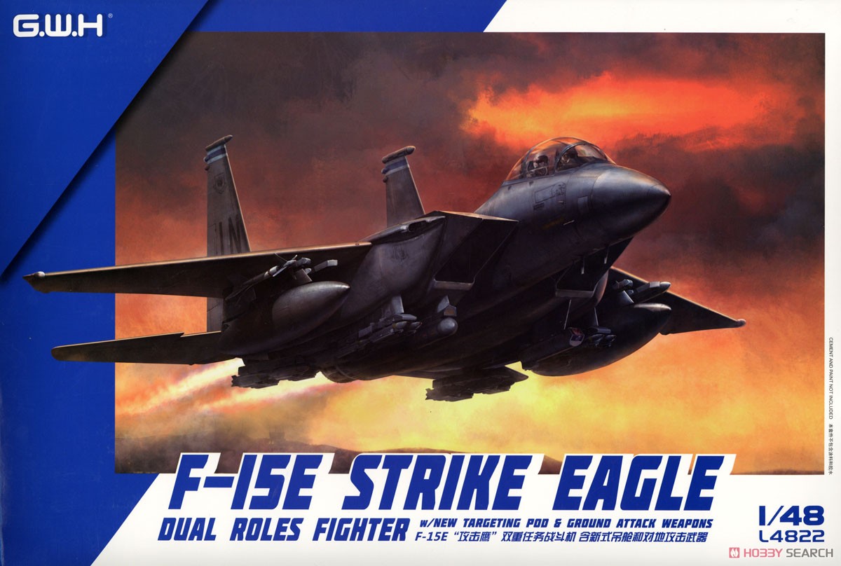 โมเดลเครื่องบิน Great Wall Hobby 1/48 L4822 F-15E Strike Eagle Dual-Roles Fighter