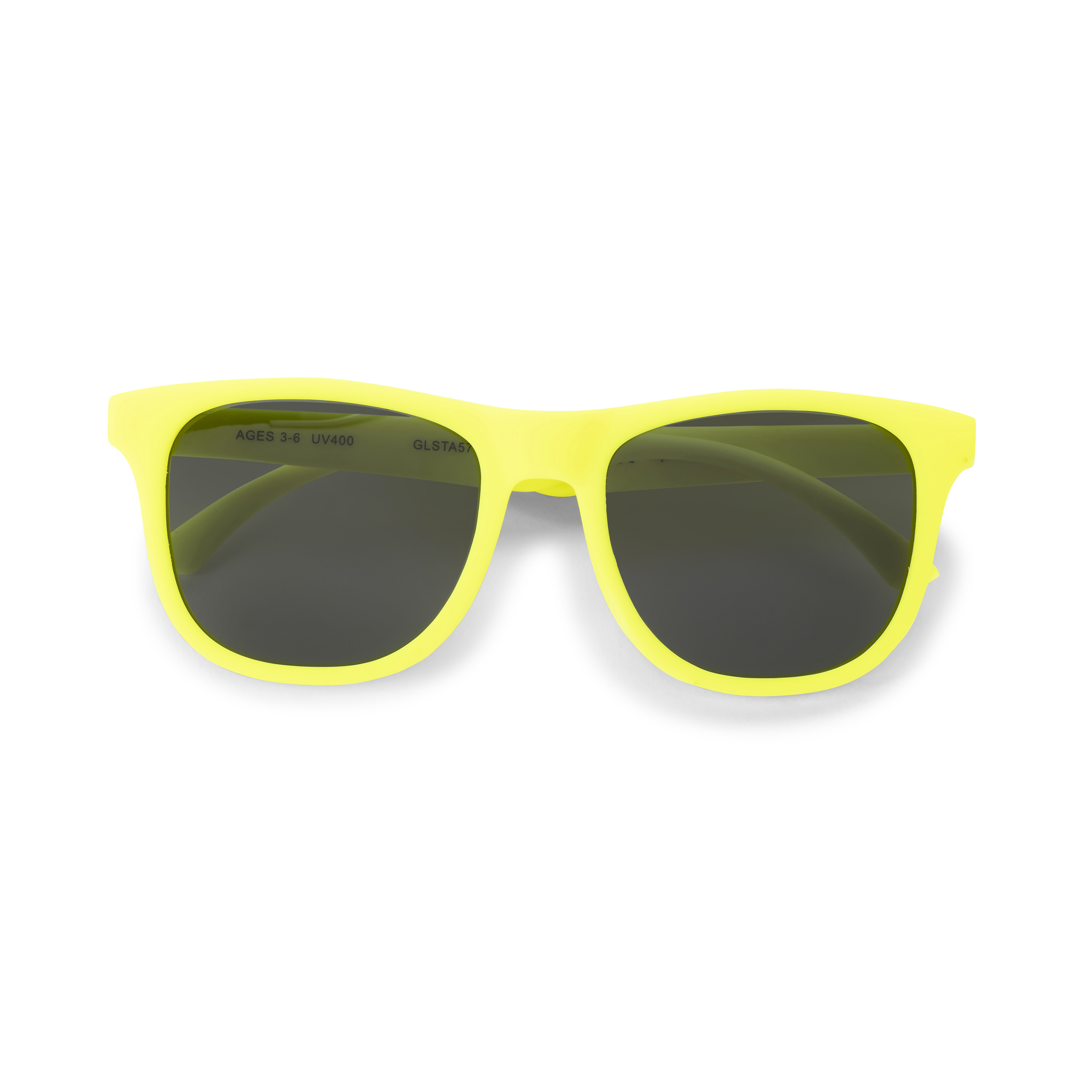 Hipsterkid Neon Yellow Sunglasses Age 0-2 แว่นกันแดดเด็กเหลืองนีออน (Logo-H)