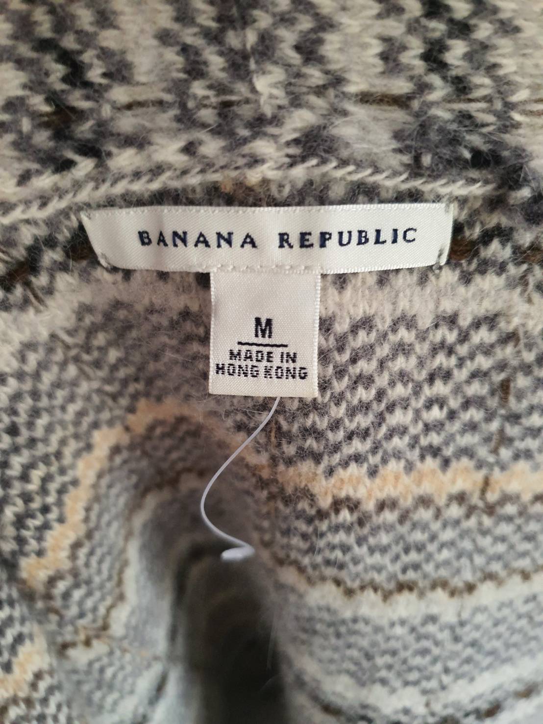 FF05877 เสื้อคลุมไหมพรม ถักทอสวยๆ แบรนด์ BANANA REPUBLIC อก 36-40 นิ้ว