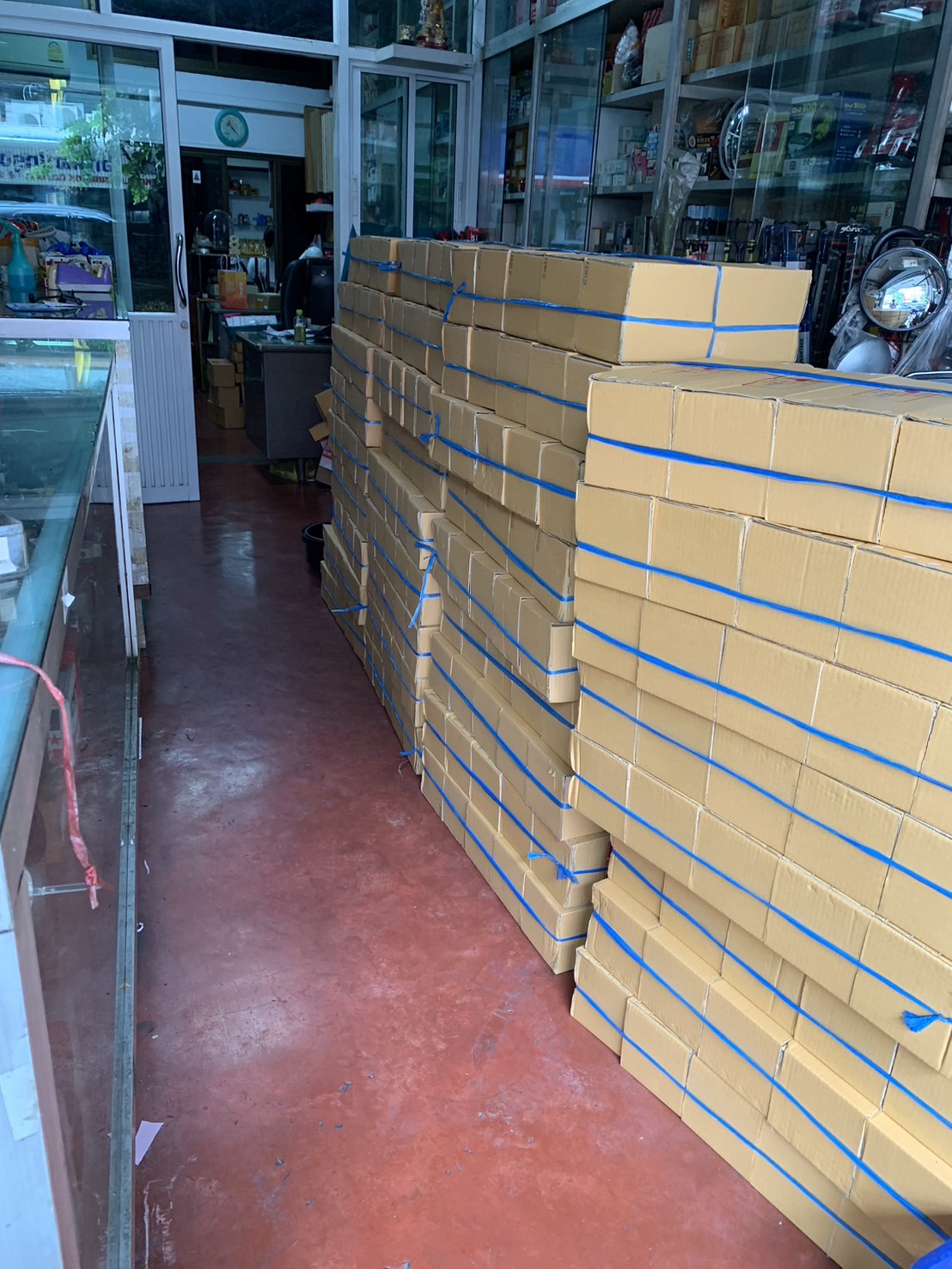 กระจกมองข้าง ISUZU KS21 KS22 ดำตรง