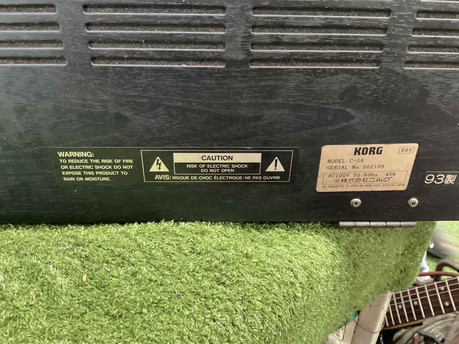 เปียโน KORG : C-16 สินค้าไม่พร้อมใช้งาน (ต้องซ่อม)