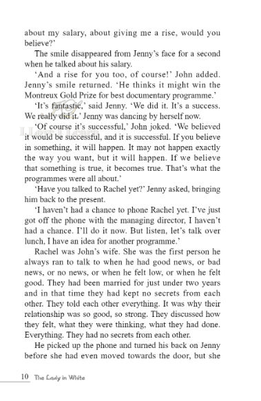 หนังสืออ่านนอกเวลาภาษาอังกฤษ เรื่องThe Lady in White (ระดับ 4) +CD The Lady in White (English Reading: Level 4) +CD