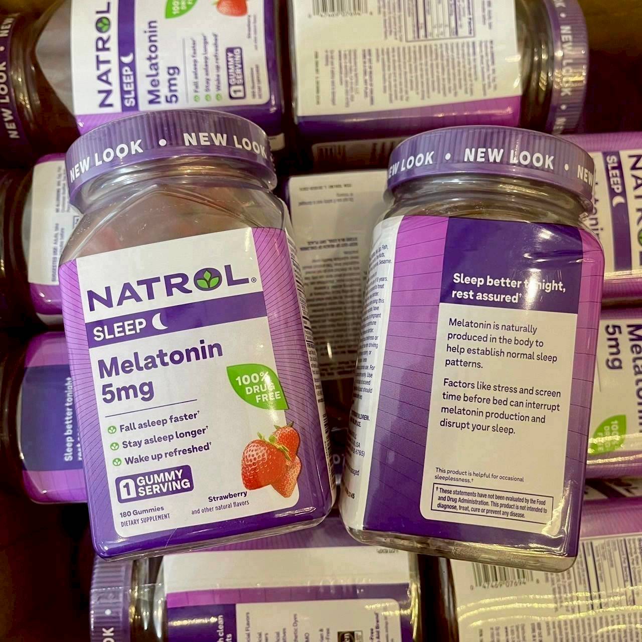 Natrol Gummies Melatonin 5 mg. 180 Gummies