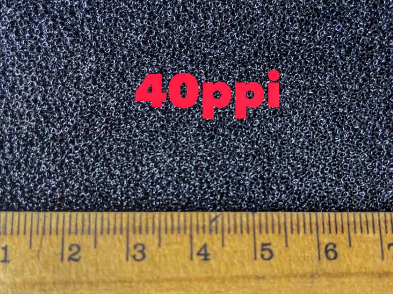 CF-100200-1540 CF-100200-1540 ฟองน้ำกรองฝุ่น ขนาด 100x200x1.5 ซม. (40PPI)