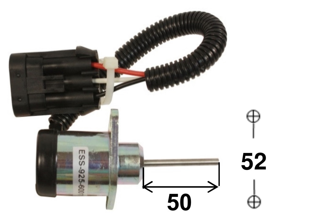 โซลินอยด์ดึงดับ ESS925-6011 12V KUBOTA V2607 BOBCAT S160